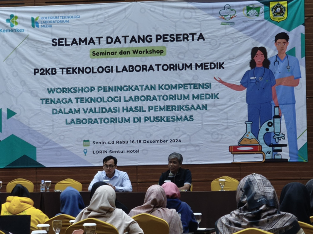 Peningkatan kompetensi tenaga teknologi laboratorium medik dalam validasi hasil pemeriksaan laboratorium di puskesmas