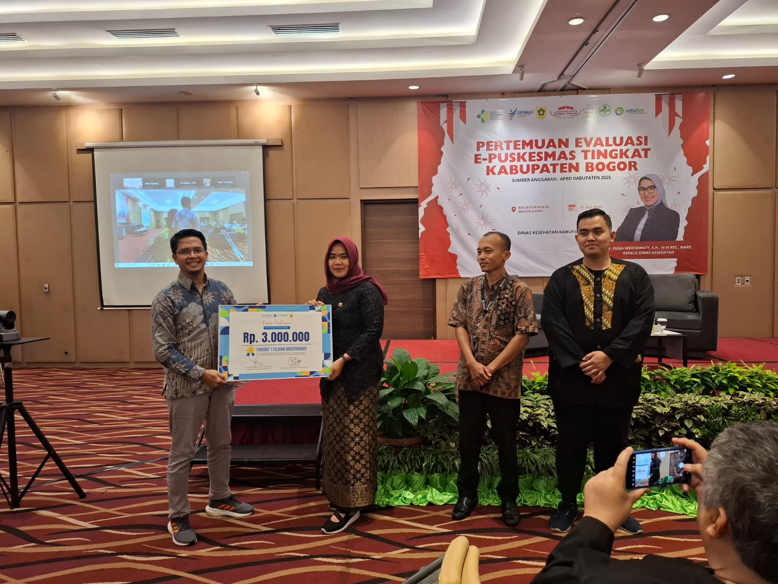Pemenang Lomba Video Digitalisasi Pelayanan Puskesmas Kabupaten Bogor Favorit Pilihan Masyarakat tahun 2025