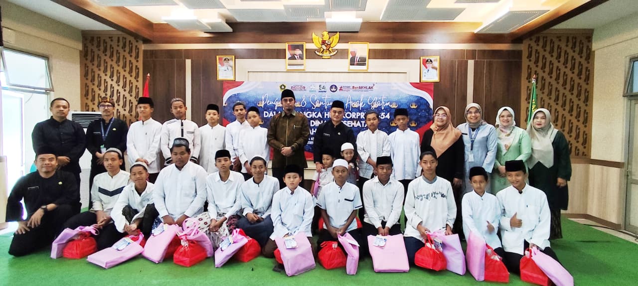Dinas Kesehatan Kabupaten Bogor Gelar Pengajian dan Santunan Anak Yatim Dalam Rangka Memperingati Hari Korpri ke-54